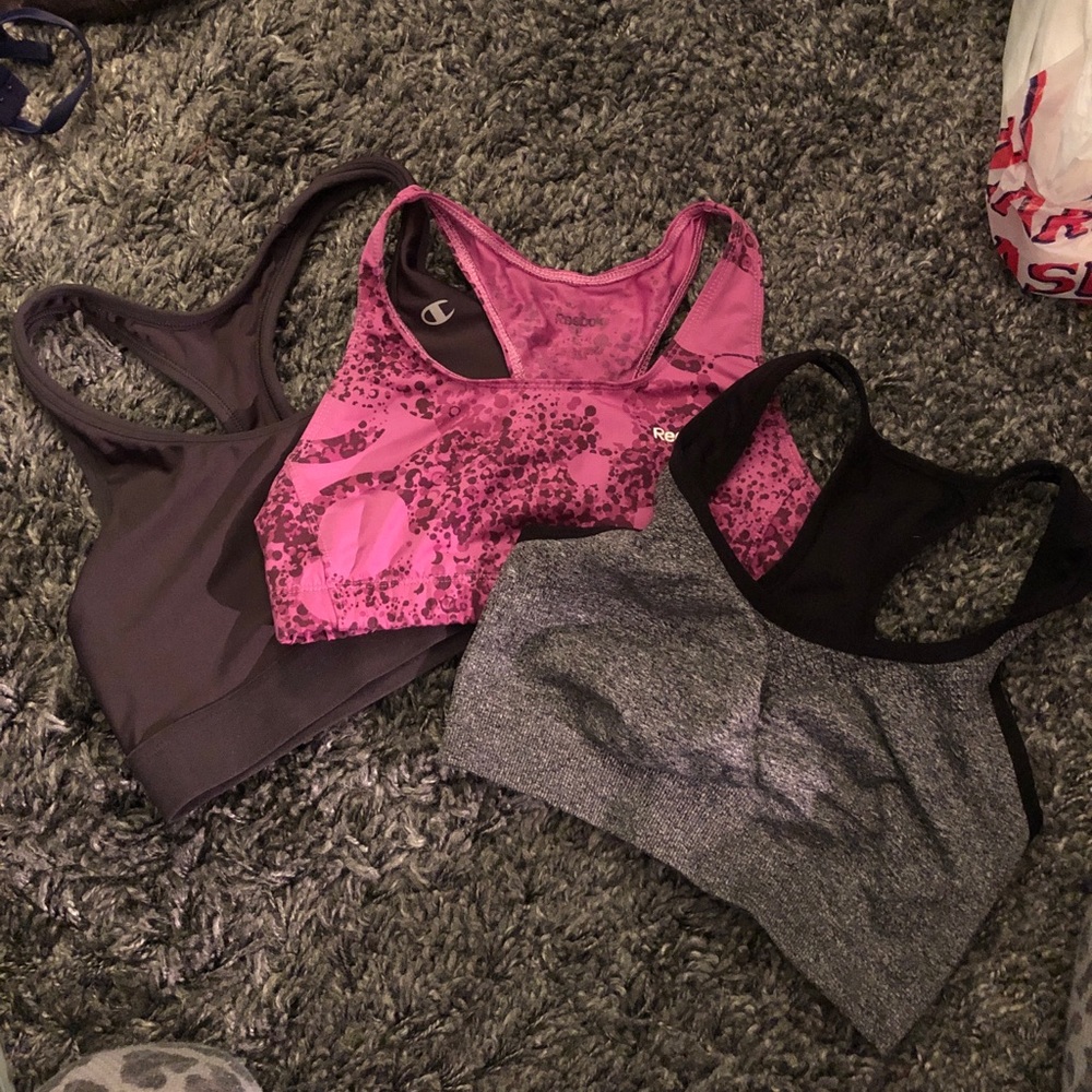 Sports bra bundle Reebok, champion and new…